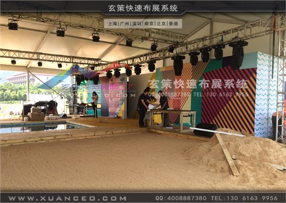 马克华菲新品发布会舞台音响测试