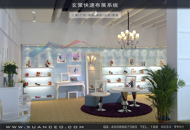 巨日皮革-皮革展展台搭建-玄策展览06