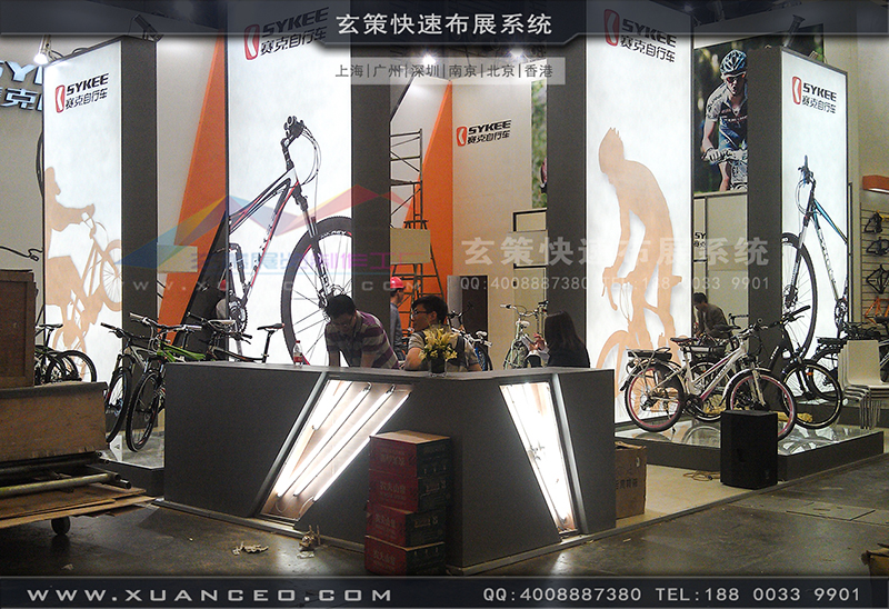 赛克展台搭展-自行车展展台搭展-上海玄策展览工厂02