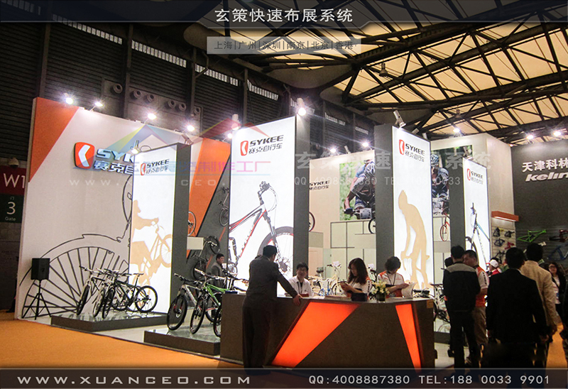 赛克展台搭展-自行车展展台搭展-上海玄策展览工厂07