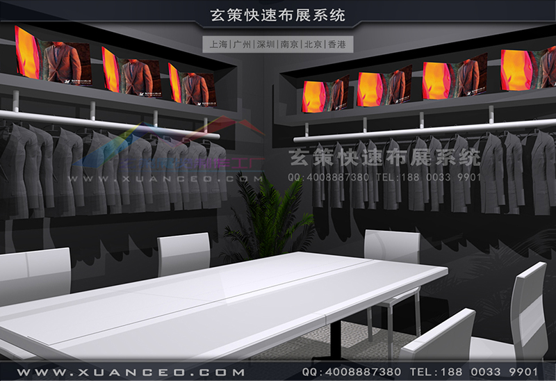 鲁泰纺织展台搭建-纺织展展台搭展-上海玄策展览工厂05