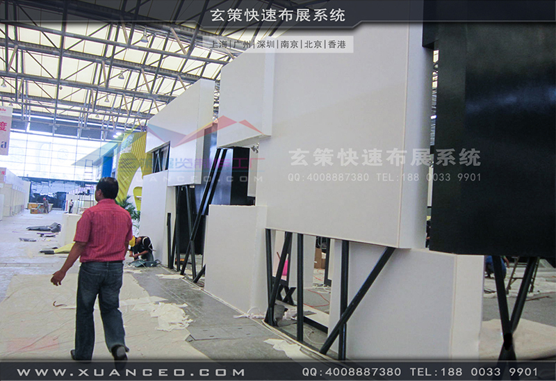 鲁泰纺织展台搭建-纺织展展台搭展-上海玄策展览工厂10