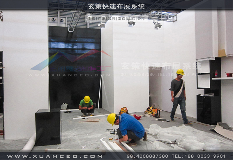 鲁泰纺织展台搭建-纺织展展台搭展-上海玄策展览工厂11
