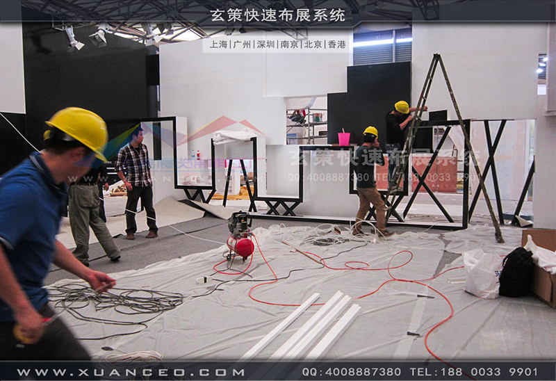 鲁泰纺织展台搭建-纺织展展台搭展-上海玄策展览工厂15