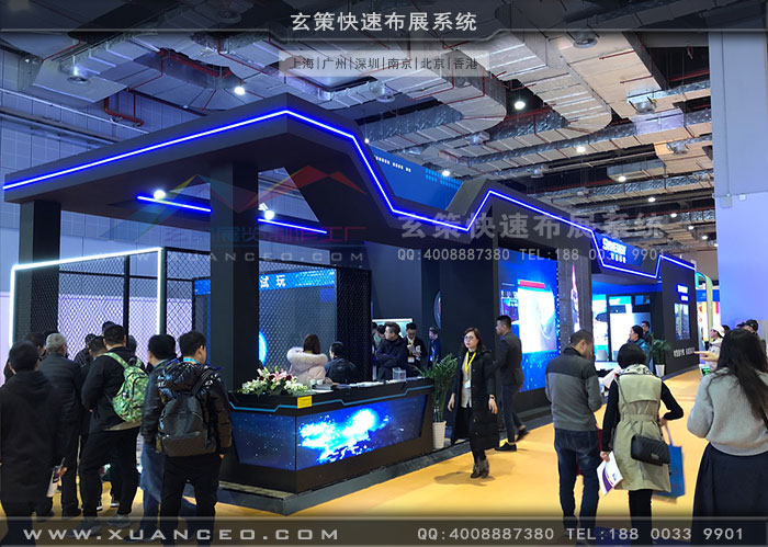 广告展-互霖科技展台搭建效果