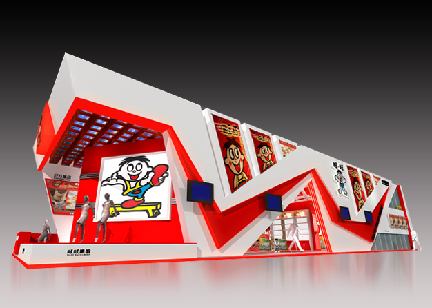 台湾名品展-旺旺集团展台搭建(360㎡)