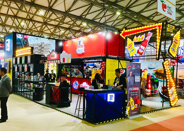 食品展-味好美展台搭建(72㎡)